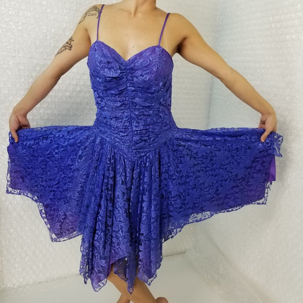 SOLD🌈1980s Frederick's of Hollywood dress - Picture 1 of 8